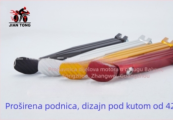 CNC aluminijski prilagodljivi bočni stalak za motocikle – produžena potpora za stopalo za motocikle i električna vozila | Svrha: stabilno parkiranje | Model: CNC Extended Adjustable Side Support | Marka: YOTO