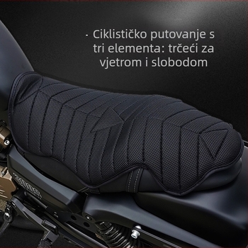 Dvojezjedna podstava sjedala motocikla za električne motocikle, s ublažavanjem udara, UV zaštita, vodootporna, prozračna, odvodi toplinu, za duga putovanja, dodatak za modifikaciju