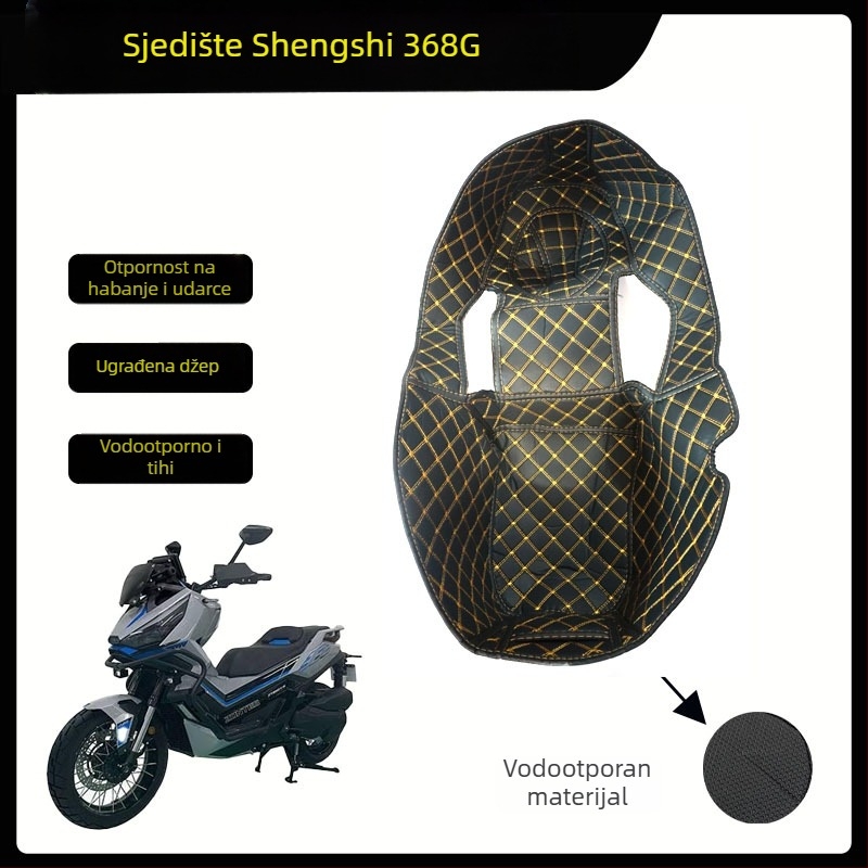 Shengshi 368g bucket mat – jastučić za sjedalo tip bucket, otporan na udarce i toplinska izolacija, koža, model Shengshi 368g