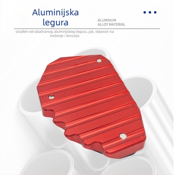 Bočna nožna podrška od aluminijske legure za Ducati Hyperstrada 821/796/939 – modifikacija