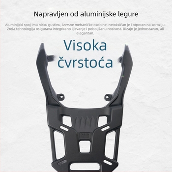 Aluminijski stražnji nosač prtljage za motocikl, kompatibilan s Honda ADV160 (2023-2026), za nošenje prtljage i kutija za prtljagu