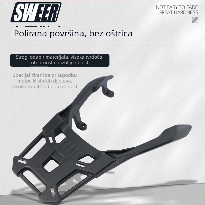 Aluminijski stražnji nosač prtljage za motocikl, kompatibilan s Honda ADV160 (2023-2026), za nošenje prtljage i kutija za prtljagu