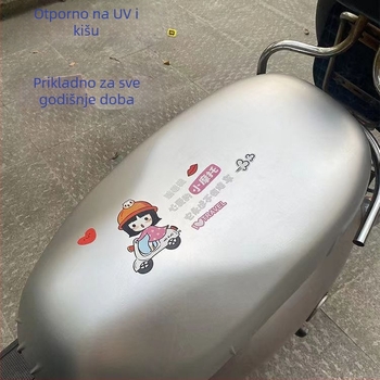 Kožna navlaka za sjedalo za motocikle i električna vozila, univerzalna za sve sezone; vodootporna, UV zaštita.