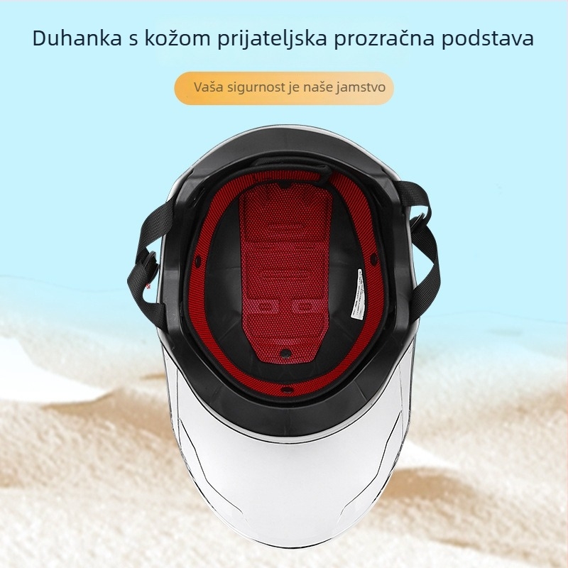 Polu kaciga za električna vozila – ABS ljuska, univerzalna kompatibilnost, sve sezone, gradski prijevoz, GB811-2022B certifikat