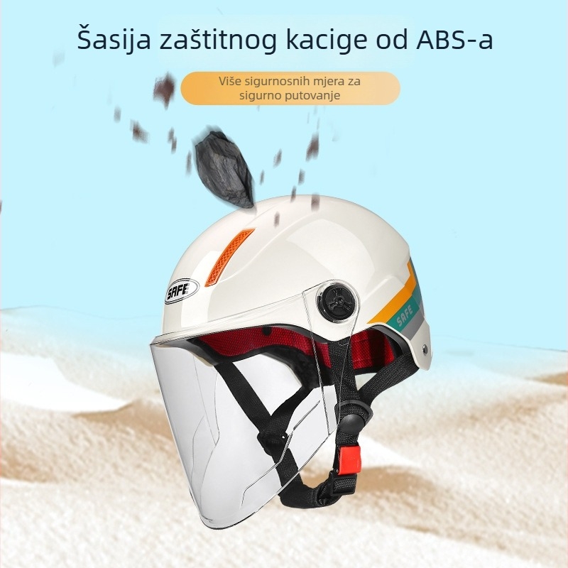 Polu kaciga za električna vozila – ABS ljuska, univerzalna kompatibilnost, sve sezone, gradski prijevoz, GB811-2022B certifikat