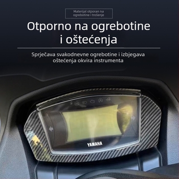 Okvir ploče instrumenata s karbonskim uzorkom za Yamaha NMAX155 (modeli 20–25)