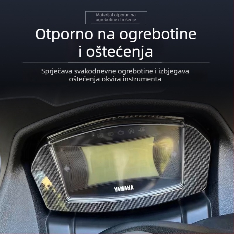 Okvir ploče instrumenata s karbonskim uzorkom za Yamaha NMAX155 (modeli 20–25)