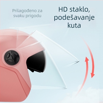AXK Polu-Šlem za odrasle — polipropilen, sigurnost kroz sve sezone, za svakodnevnu vožnju, licencirana privatna etiketa