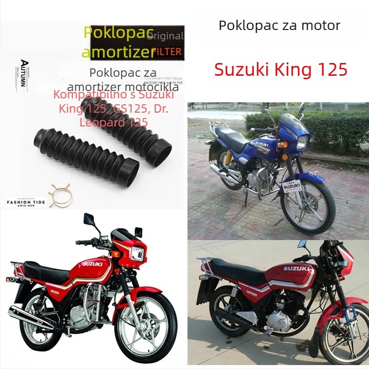 Mojielong GS125 Zaštita prašine prednje viljuške za motocikl s apsorpcijom udaraca