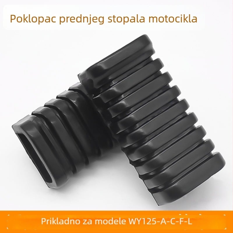 Kožni prednji pedalo Wy125 – Protuklizna i stabilna pozicija stopala – Marka Mogelon, Model Wy125, Šifra Wy125jtp
