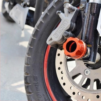 MOXI 54556 Dekorativni dodatak za motocikle i električna vozila – čašica protiv pada, gumo‑aluminijska legura