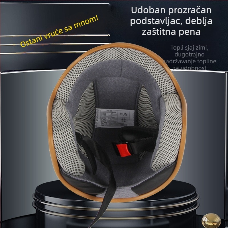 Polu kaciga za električna vozila | ABS, 3C certifikacija, sve sezone, svakodnevna vožnja