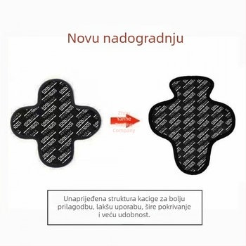 Podložak za kacigu za motocikle i električna vozila, sve sezone, prozračan, upija znoj, otklonjiva