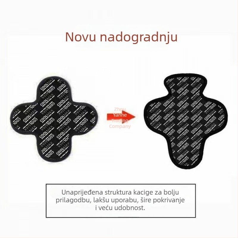 Podložak za kacigu za motocikle i električna vozila, sve sezone, prozračan, upija znoj, otklonjiva