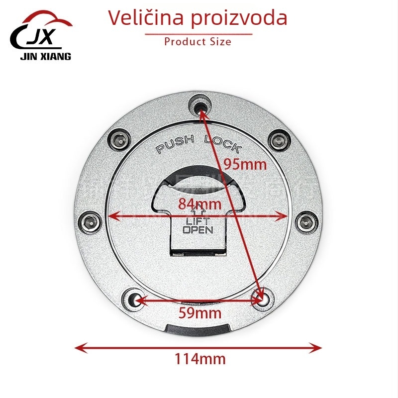 Poklopac spremnika goriva za motocikl Honda CB400, CBR400, CBR250 i VFR30