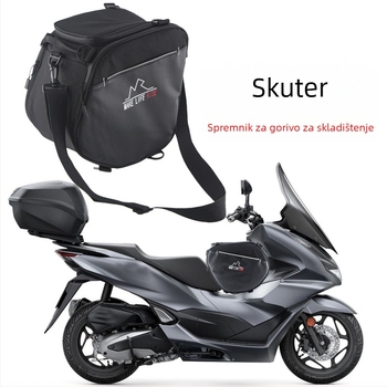 Motociklistička torba za stražnji dio i rezervoar, vodootporna crossbody torba i bočni džepovi