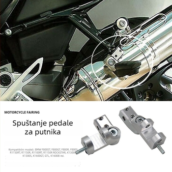 Pedalni koljen za putnika za BMW motocikle — skup za snižavanje pedale; marka Otilliotilli; modeli: F800ST, F800GT, F800R, F800S, R1150RT, R1150R, R11