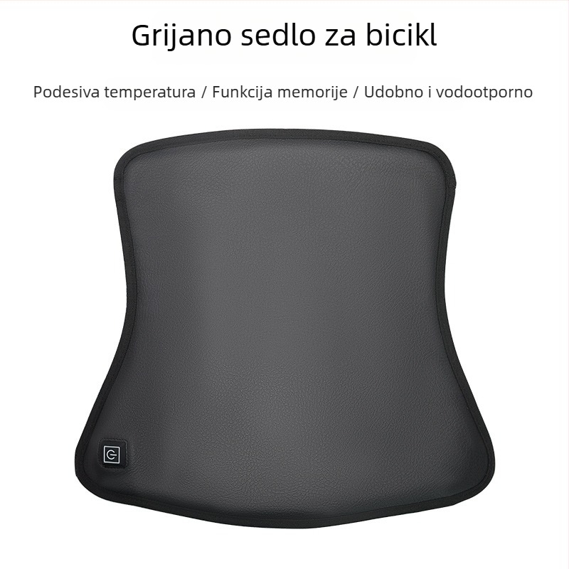 Električna grijaća jastučnica za motocikl s tri razine kontrole temperature, vodootporna, protiv klizanja, održava toplinu, 12V