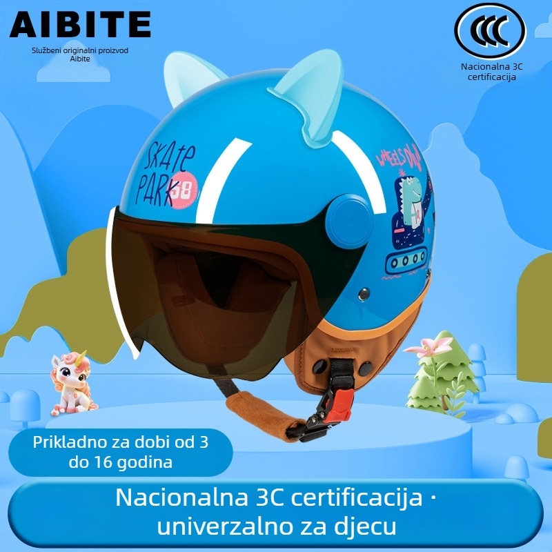 ABS 3/4 kaciga za električna vozila, GB811-2022A certifikat, za dnevnu vožnju