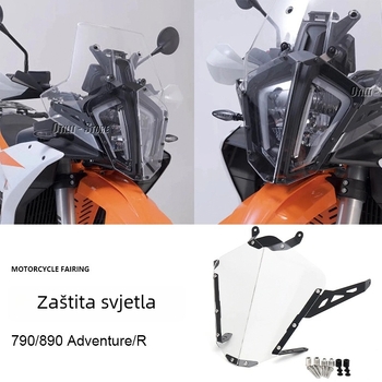 Otilli prozirni zaštitni poklopac prednjeg svjetla za motocikl 790/890 Adventure/R