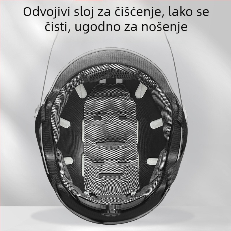 IFUSHUN ABS 3C certificirana polu-kaciga za električne motocikle