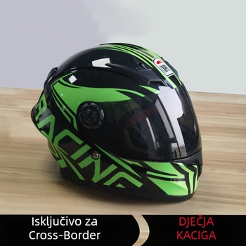 Dječja kaciga s punim licem za karting i mini motocikle, off-road, sve sezone, ABS LUOK