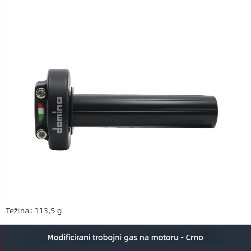 Univerzalni komplet za modifikaciju gasa na motociklu Domino stil dvostruke linije držača gasa, marka Whole Heart Car Products, opća kompatibilnost, bez prilagodbi