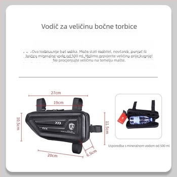 Minchae CF0070355: Motociklistička bočna torba s čvrstim kućištem, vodootporna i otporna na prašinu, univerzalna za motocikle, električna vozila i skutere