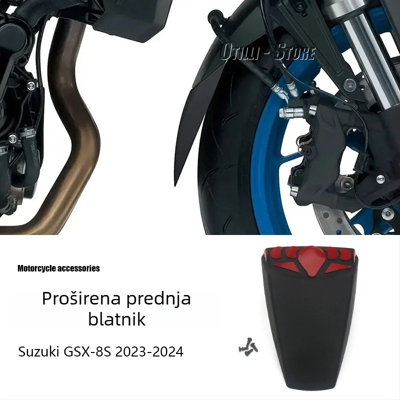 Prednji produženi blatnik za Suzuki GSX-8S 2023–2024 – zaštita od prskanja