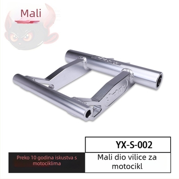 STOP Aluminijska legura za motocikl: mala plosnata vilica – model YX-S-02, kompatibilna s CLICK-150 VARIO-150, otporna na udarce