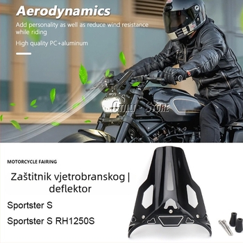 Prednje staklo Harley Sportster S RH1250S otilli (Značka: otilli; Model: Harley; Primjenjivi modeli: Sportster S RH1250S; Namjena: prednje staklo)