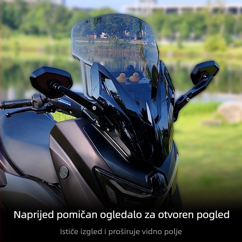 Jin qilong NMAX155 polikarbonatni vjetrobran – sigurnost