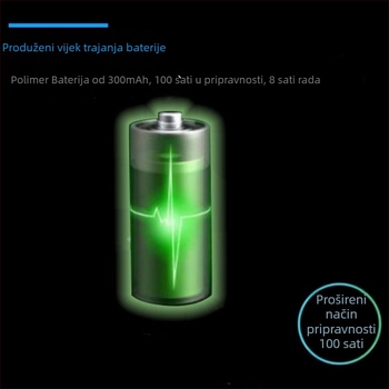 Bluetooth slušalica za kacigu motocikla s dvostrukim interkomom V5S (Bluetooth 5.1, domet 1500 m, vodootpornost i zaštita od prašine, redukcija buke)