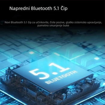 Bluetooth slušalica za kacigu motocikla s dvostrukim interkomom V5S (Bluetooth 5.1, domet 1500 m, vodootpornost i zaštita od prašine, redukcija buke)