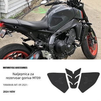 Otilli Yamaha MT-09 Protuklizna pločica za bočni spremnik, vodootporna gumena pločica, zaštita od ogrebotina