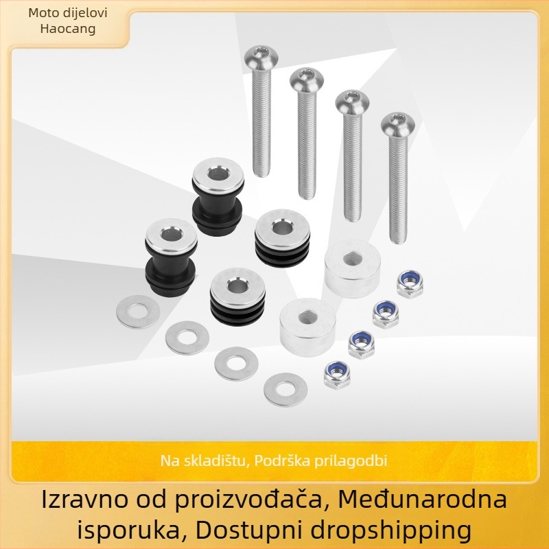 Set vijaka za montažu stražnjeg naslona Harley Softail s brzim otpuštanjem