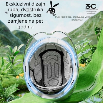 Dječja polu-kaciga za električne motocikle, ABS, Gb811-2022a, 3C certificirano