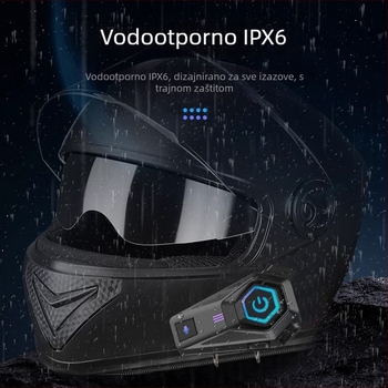 Bluetooth kaciga slušalice – Bluetooth 5.0, domet 10 m, stereo zvuk, 50 h baterija, pozivi, glasovno upravljanje i podrška za glazbu