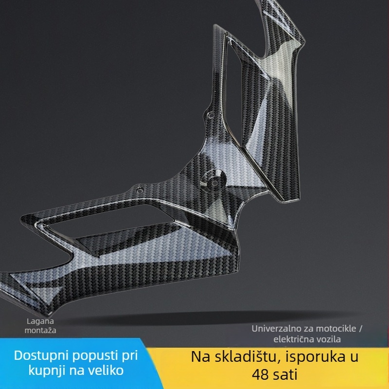 Motocikl ABS fiksni vjetrodeflektor MY-363, univerzalna prilagodba, dizajn ptičjeg kljuna i žraloje peraje