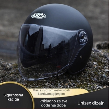 Kaciga za električni bicikl, 3/4 otvorenog lica, za odrasle, sve sezone, zimska toplina