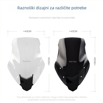 Vjetrobran za Haojue ADX125, marka Xiamen tai, model Windshield