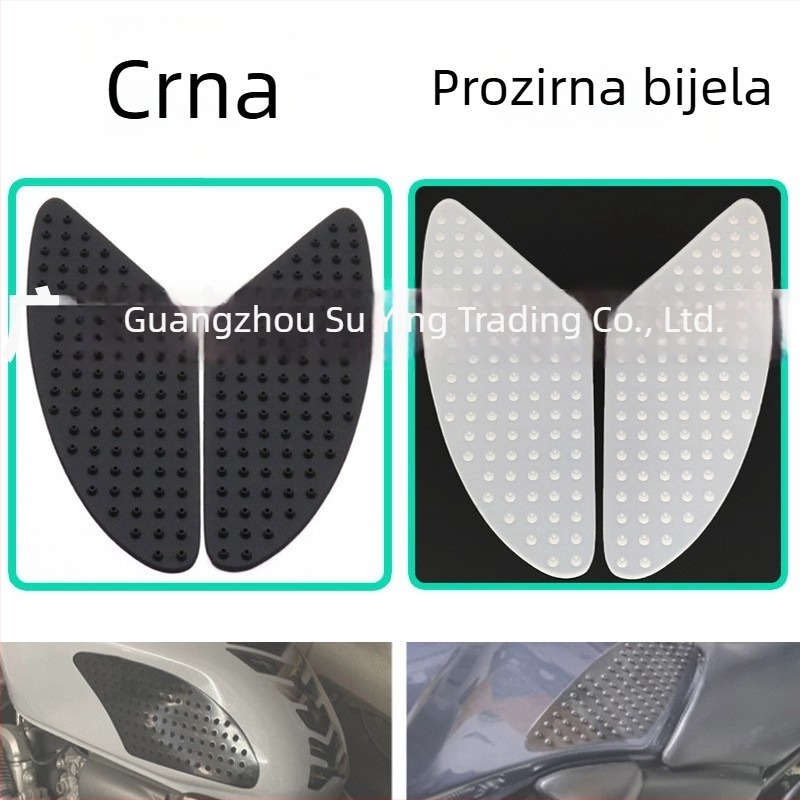 Motociklistička protuklizna naljepnica za spremnik goriva s toplinskom izolacijom, bočna naljepnica i zaštita koljena, kompatibilno s Yamaha, Kawasaki i Honda