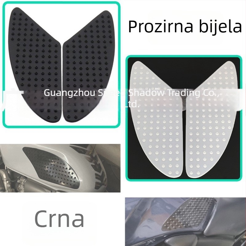 Motociklistička protuklizna naljepnica za spremnik goriva s toplinskom izolacijom, bočna naljepnica i zaštita koljena, kompatibilno s Yamaha, Kawasaki i Honda