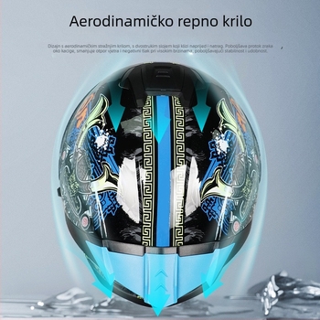 Kaciga za motocikl Flip-Up, ABS, full-face, 3C certifikat