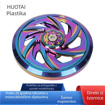 Poklopac ventilatora motora za motocikl – CNC aluminijska legura, model GD3355-2, HUOTAI, univerzalna kompatibilnost, otporno na ulje