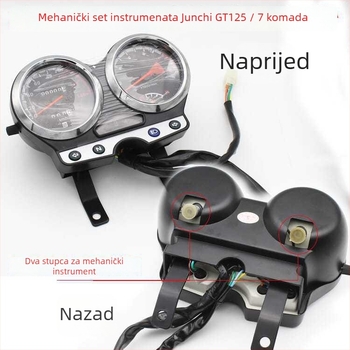 Instrument ploča motocikla Mojielong GT125 (Zaštita od prašine, Marka Mojielong, Model GT125, Namijenjeno: motocikl)