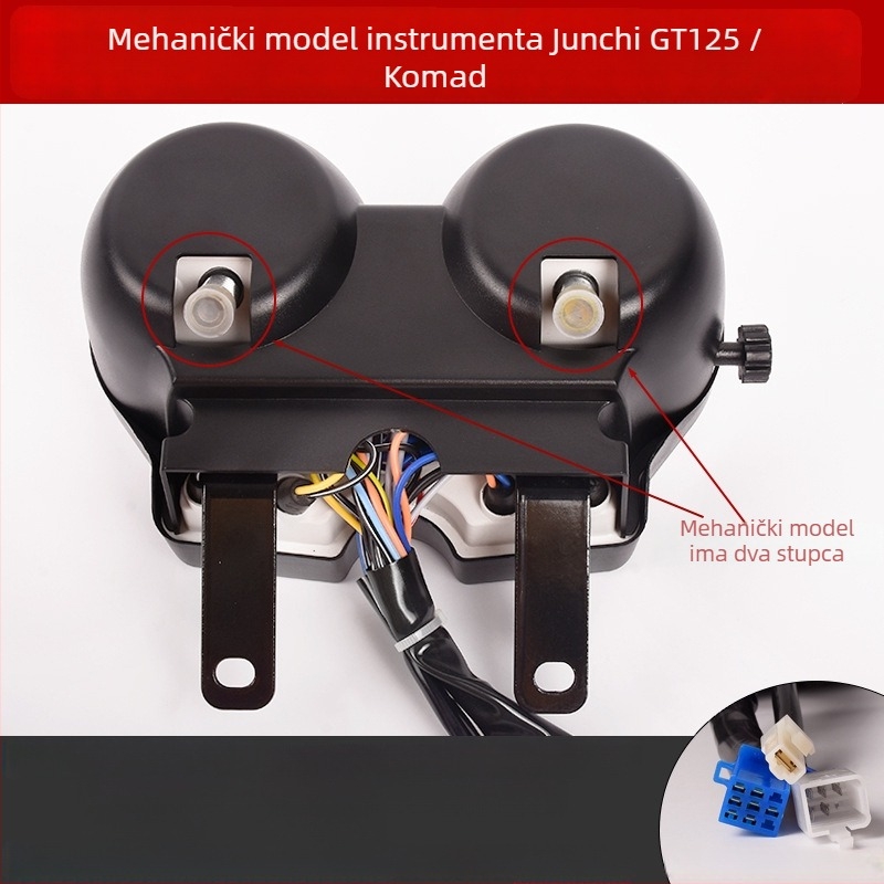 Instrument ploča motocikla Mojielong GT125 (Zaštita od prašine, Marka Mojielong, Model GT125, Namijenjeno: motocikl)