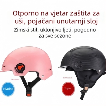 Topla podstava kacige s odvojivom unutarnjom kapom i baršunastom podstavom, univerzalna kompatibilnost
