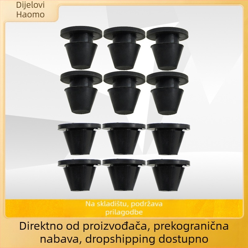 Gumeni set bočnog poklopca i ferrule za Harley Touring, 6 kom, Hao Chang