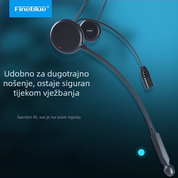 Motociklistička Bluetooth slušalica za kacigu s redukcijom buke, Bluetooth 5.0, Qualcomm čipset, aptX dekodiranje, dvostruki mikrofon CVC8.0, trajanje baterije više od 8 sati